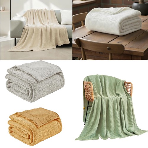 Emme cotton throw blankets - emme,
