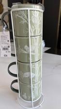 Set of 4 stacking mugs by Next