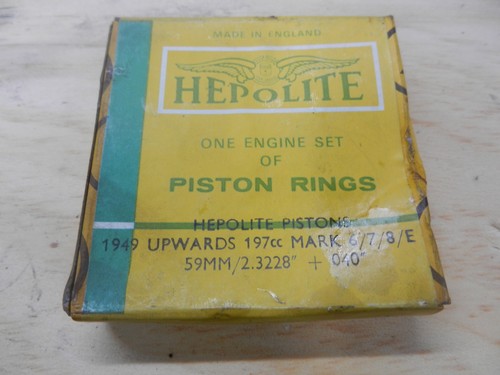 Villiers 197cc piston rings - villiers,