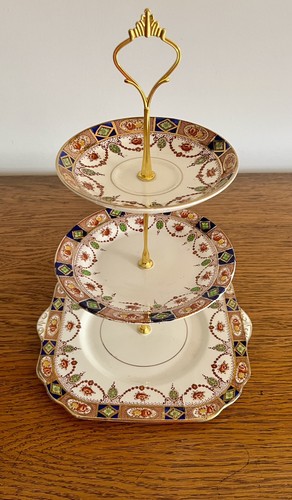 Antique bone china tier - bone, 3