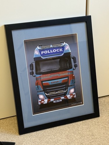 Daf pollock truck print - truck,