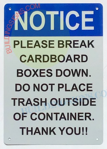 Please break cardboard boxes - cardboard,