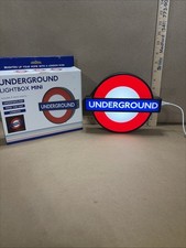 LONDON UNDERGROUND SIGN LIGHT