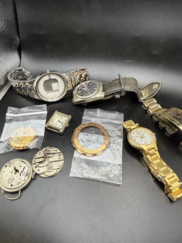 Watch parts lot - watch,