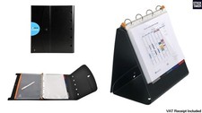 Exacompta Easel Display Ring Binder A4 Tabletop Presentation Folder Black