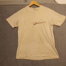 Hanes T Shirt Mens M Cream Widowmaker Inn 1983 Flagstaff AZ Vintage Graphic Tee