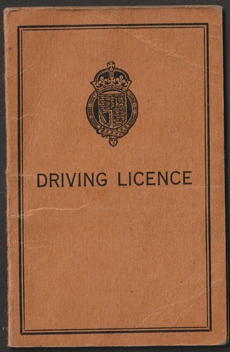 1949 1950 driving - licence, for