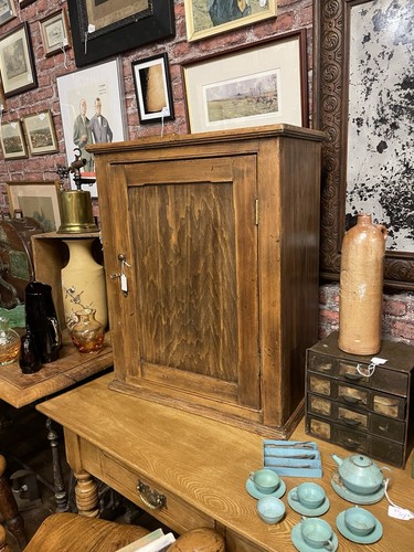 Antique victorian pine wall - victorian,