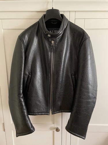 Mens armani leather look - armani,