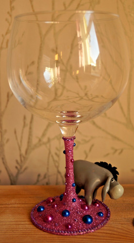 Eeyore handmade glitter gin - eeyore,