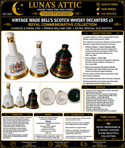 Vintage wade bell whisky - vintage,