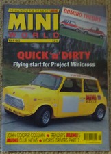 Mini World Magazine - May 1993 - Classic - John Cooper - Minicross 