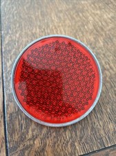 RED REFLECTOR - BSA, TRIUMPH, NORTON, ROYAL ENFIELD LUCAS ? Ia0121372r3 New
