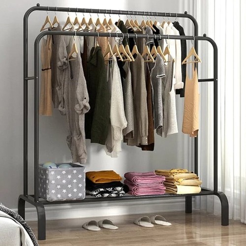 Heavy duty double clothes rail - duty,