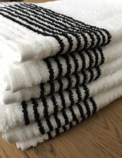 Authentic Wincraft Tour Caddy Golf Towel Black Striped 44” X 22” Tiger Woods