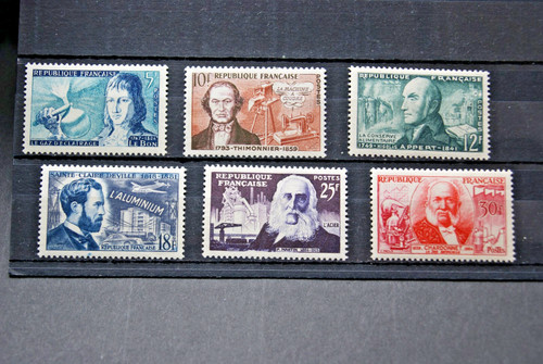 French stamps 1956 france - french,