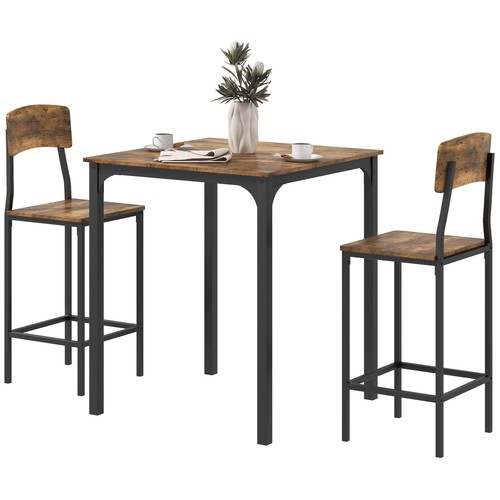 Piece bar table and chairs - 3,