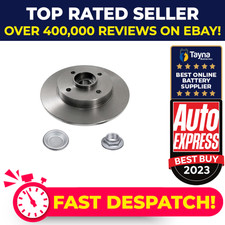 2x Brake Discs Pair Solid fits