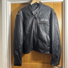 Rolling Stones Heavy Leather Jacket Vintage Unworn Bigger Bang Tour L