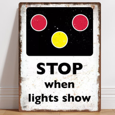 Railway Crossing Stop Sign