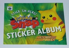 Pokemon Snap Sticker Album