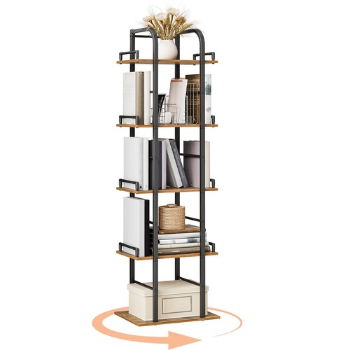 Rotating bookshelf tier - rotating,