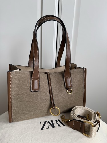 Zara women brown shoulder - zara, women’s