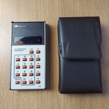 Vintage Rockwell 8R Electronic Calculator, With Orginal Case, Working! SEE DESC.