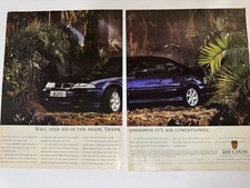 Original 1994 Rover 200 220 Turbo Coupe Tomcat Magazine Advert Poster Retro