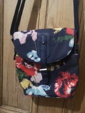 Joules Floral Pu Coated Crossbody/Shoulder Bag VGC