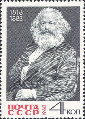 Russia 1968 karl - karl, marx