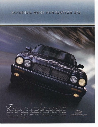 1997 jaguar xjr - xjr, print-ad