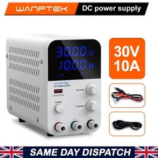Adjustable DC Power Supply 0-30V 0-10A Lab Veriable Regulate Bench Switching