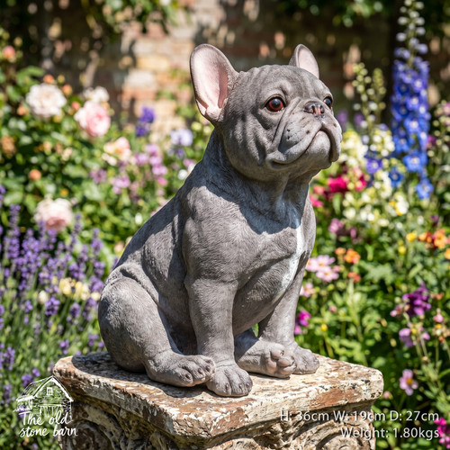 French bulldog figurine large - bulldog,