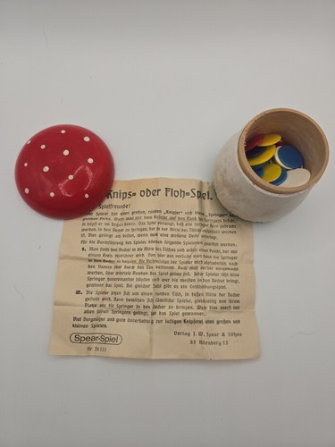 Vintage toad stool tiddlywink - vintage,