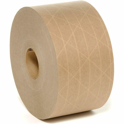 Brown reinforced gummed - brown, water