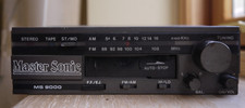 Vintage Master Sonic AM/FM Cassette Car Radio Not tested believed to be working