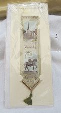 Rare Vintage Cash's Woven Silk Bookmark Lady Godiva Coventry Cathedral Sealed