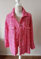Zara Women's Pink Check Woven