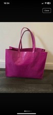 Large Womens Leather Pink Ted