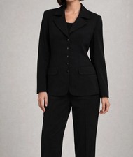 Women’s Black Pinstripe