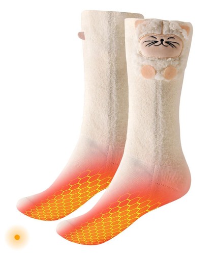 Socks heated cute electric - heated,