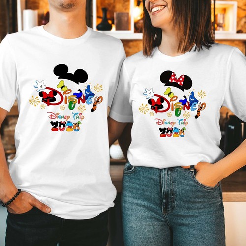 Disney 2026 family trip shirts - family,