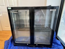 DOUBLE HINGED DOOR UNDERCOUNTER HOME BOTTLE COOLER PUB BAR BEER FRIDGE