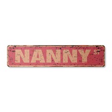 NANNY Vintage Street Sign