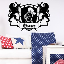 Personalised knight decal - personalised,