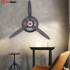 Propeller Aeroplane Metal Wall