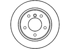 REAR BRAKE DISC FOR BMW 3