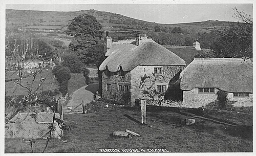 Postcard venton house and - ,