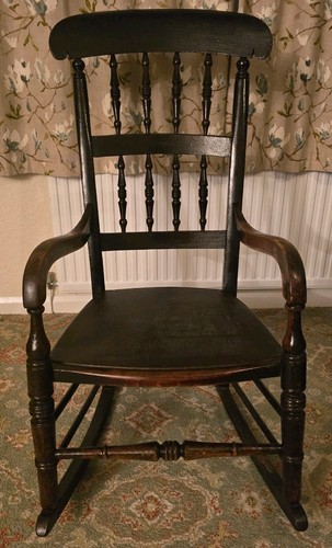 Antique seat rocking - rocking, chair